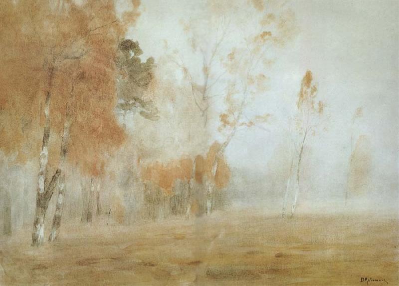 Isaac Levitan Mist,Autumn